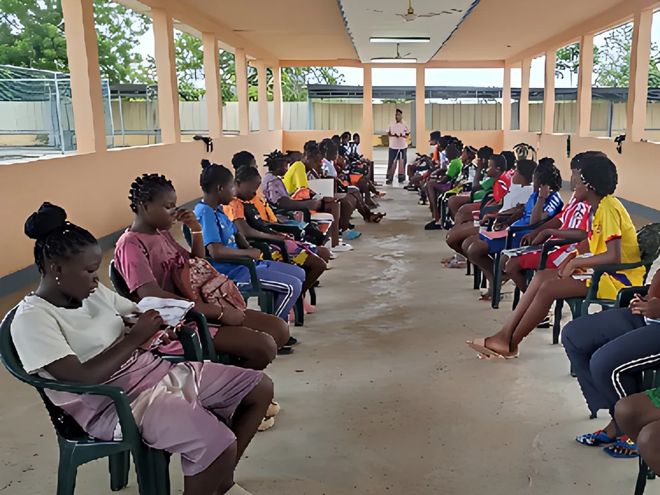 Rencontre vocationnelle avec des jeunes des différentes écoles de Kogo.
